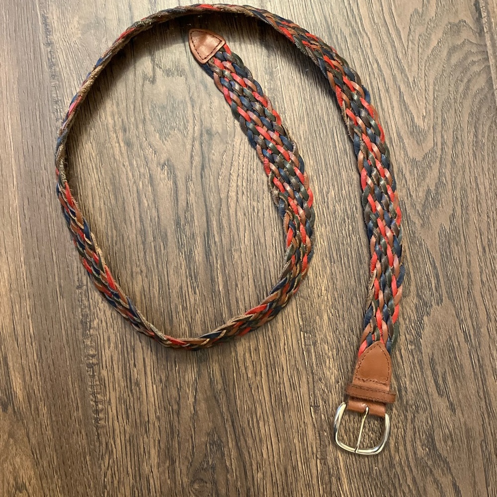 Braided Leather Belt